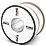 Time GT100 White 1-Core Round Coaxial Cable 50m Drum