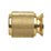 Elite Knobs & Handles Kensington Knurled Cabinet Knob Brushed Brass 20mm