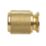 Elite Knobs & Handles Kensington Knurled Cabinet Knob Brushed Brass 20mm