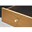 Elite Knobs & Handles Kensington Knurled Cabinet Knob Brushed Brass 20mm