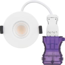 Luceco FType Ultra Flat Fixed  Fire Rated LED Downlight Dim to Warm & CCT  White 4-6W 675/690lm