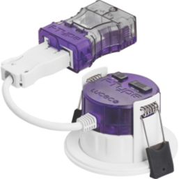 Luceco FType Ultra Flat Fixed  Fire Rated LED Downlight Dim to Warm & CCT  White 4-6W 675/690lm