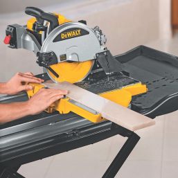 DeWalt D2400-GB 1600W  Electric Sliding Table Wet Tile Saw 240V