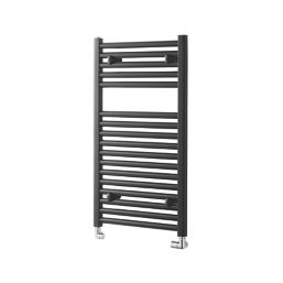 Towelrads Pisa Premium Towel Radiator 800mm x 400mm Black 1078BTU