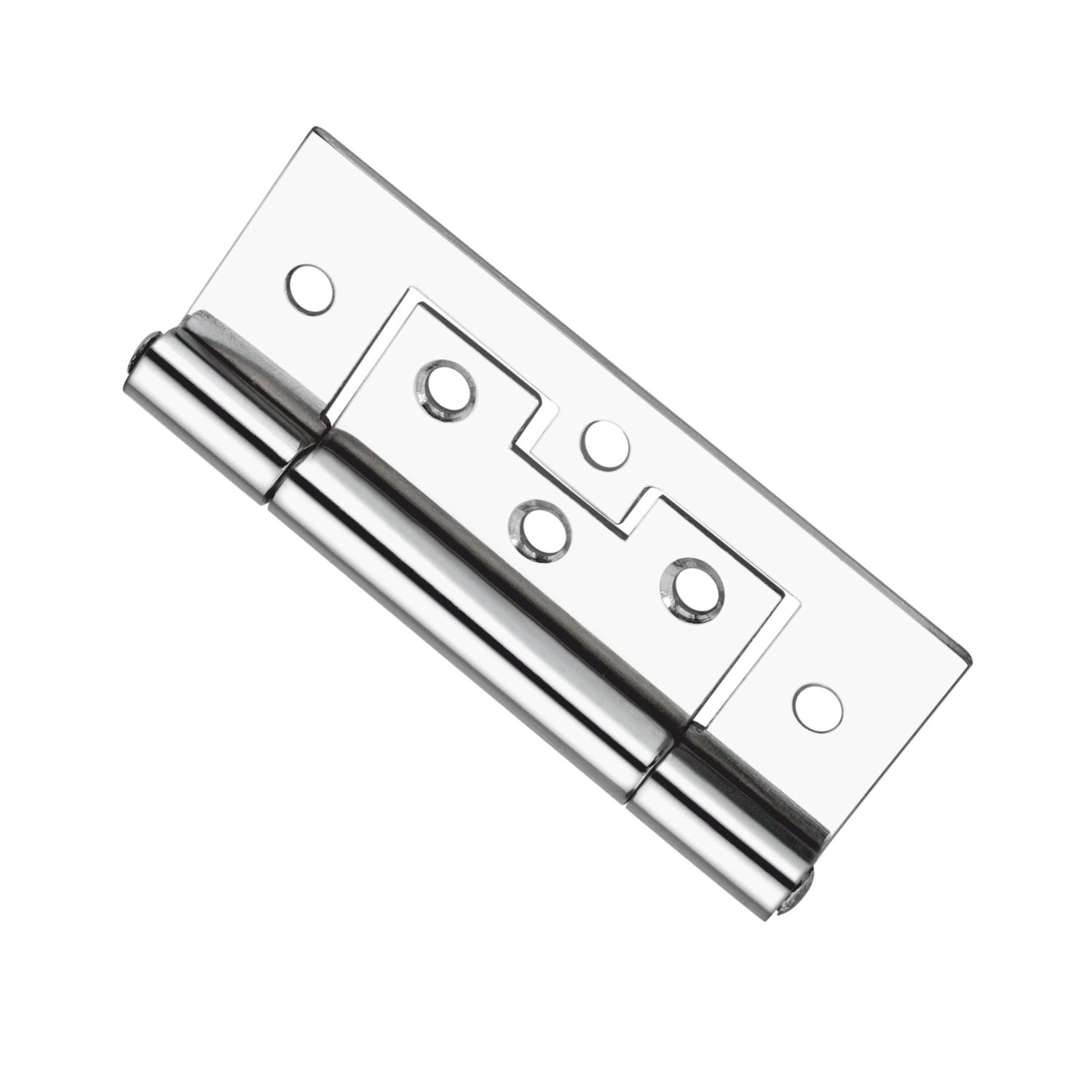 Smith & Locke Polished Chrome Door Hinge 100mm x 42mm 2 Pack (764TE)