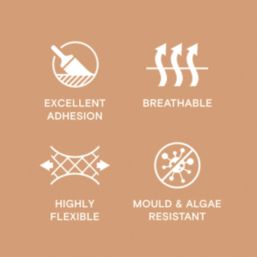 LickPro 5Ltr Smooth Orange 03 Masonry Paint