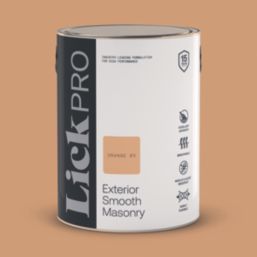 LickPro 5Ltr Smooth Orange 03 Masonry Paint