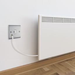 British General Nexus Metal 13A Unswitched Fused Spur & Flex Outlet  Brushed Steel