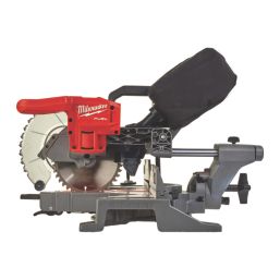 Milwaukee M18 FMS190-0 FUEL 190mm 18V Li-Ion RedLithium High Output Brushless Cordless Double-Bevel Sliding Mitre Saw - Bare