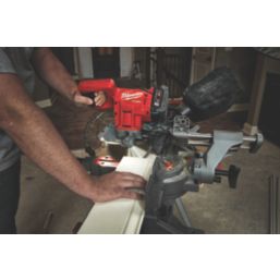 Milwaukee M18 FMS190-0 FUEL 190mm 18V Li-Ion RedLithium High Output Brushless Cordless Double-Bevel Sliding Mitre Saw - Bare