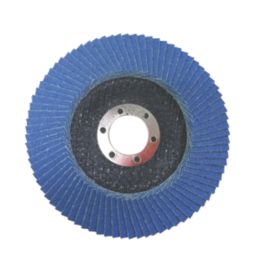 Erbauer  Metal 60 Grit Zirconium Flap Disc 115mm (4 1/2") x 22.23mm
