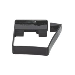 FloPlast  Square Easyfit Pipe Clip Black 65mm 10 Pack