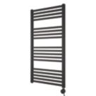 Ximax 1174mm x 600mm 2048BTU Black Flat Electric Towel Radiator
