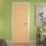 Green & Taylor 7-Door Satin Lacquered Oak Wooden Horizontal Pattern Internal Fire FD30 Door 1981mm x 838mm