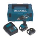 Refurb Makita DHP485STJ 18V 2 x 5.0Ah Li-Ion LXT Brushless Cordless Combi Drill