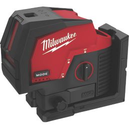 Milwaukee M12CLLP-0 12V Li-Ion RedLithium Green Self-Levelling Cross-Line Laser Level - Bare