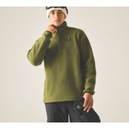 Dare 2B Twin Tip Snap Half Fleece Martini Olive  Medium 39-40" Chest