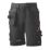 Scruffs Pro Stretch Plus Holster Work Shorts Black 36" W