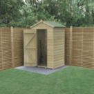 Forest Beckwood 4' x 3' (Nominal) Apex Shiplap Timber Shed