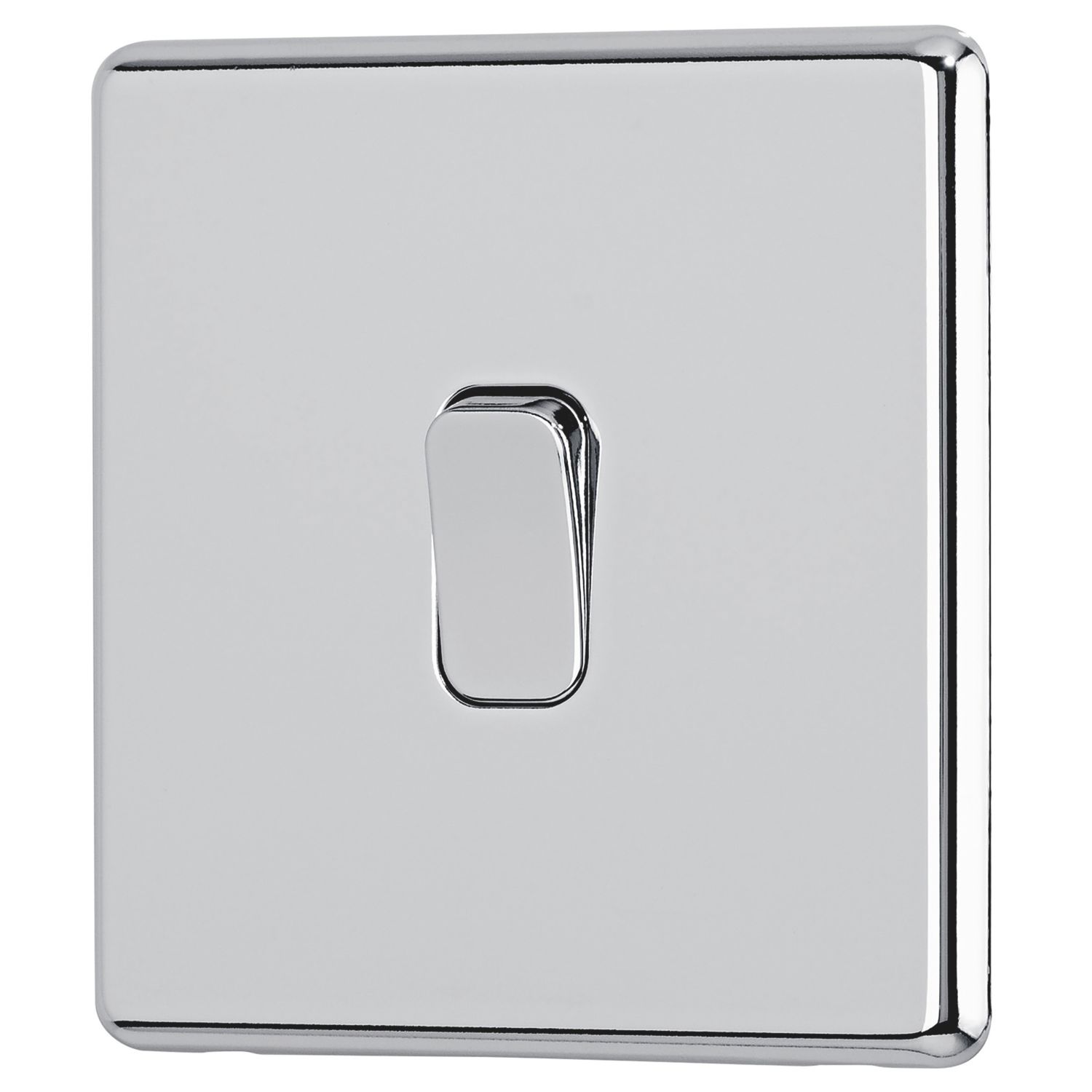 Arlec 10A 1-Gang 2-Way Light Switch Polished Chrome (765RU)