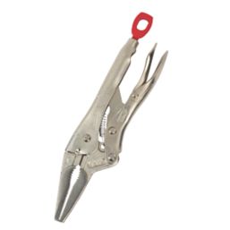 Milwaukee  Flat Jaw Long Nose Locking Pliers 6" (150mm)