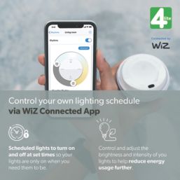 4lite WiZ 14.8m Outdoor LED Festoon Lights 12W 120lm