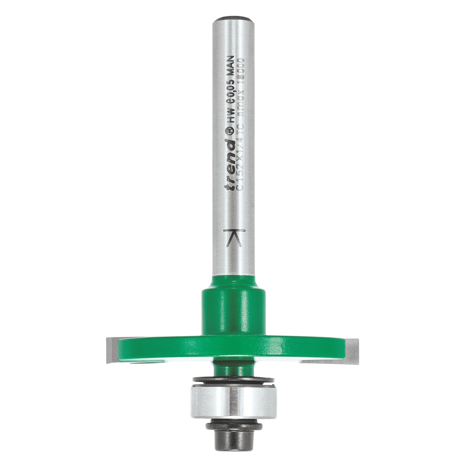 Trend C152X1/4TC Bearing-Guided Biscuit Jointer Cutter 1/4" 4mm (765XG)