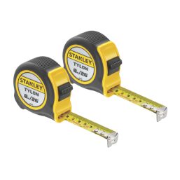Stanley  8m Tape Measure Set 2 Pack