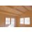 Shire Kinver 13 ' 6"  x 17' 6" (Nominal) Apex Timber Log Cabin