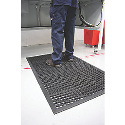 COBA Europe Safety Works Floor Mat Black 1200mm x 800mm x 14mm