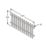 Forest Pale Picket  Fence Panels Golden Brown 6' x 3' Pack of 6