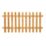 Forest Pale Picket  Fence Panels Golden Brown 6' x 3' Pack of 6
