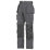 Snickers 3223 Floorlayer Trousers Grey / Black 31" W 32" L