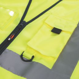 Scruffs  Hi-Vis Work Vest Yellow / Navy Large 50" Chest