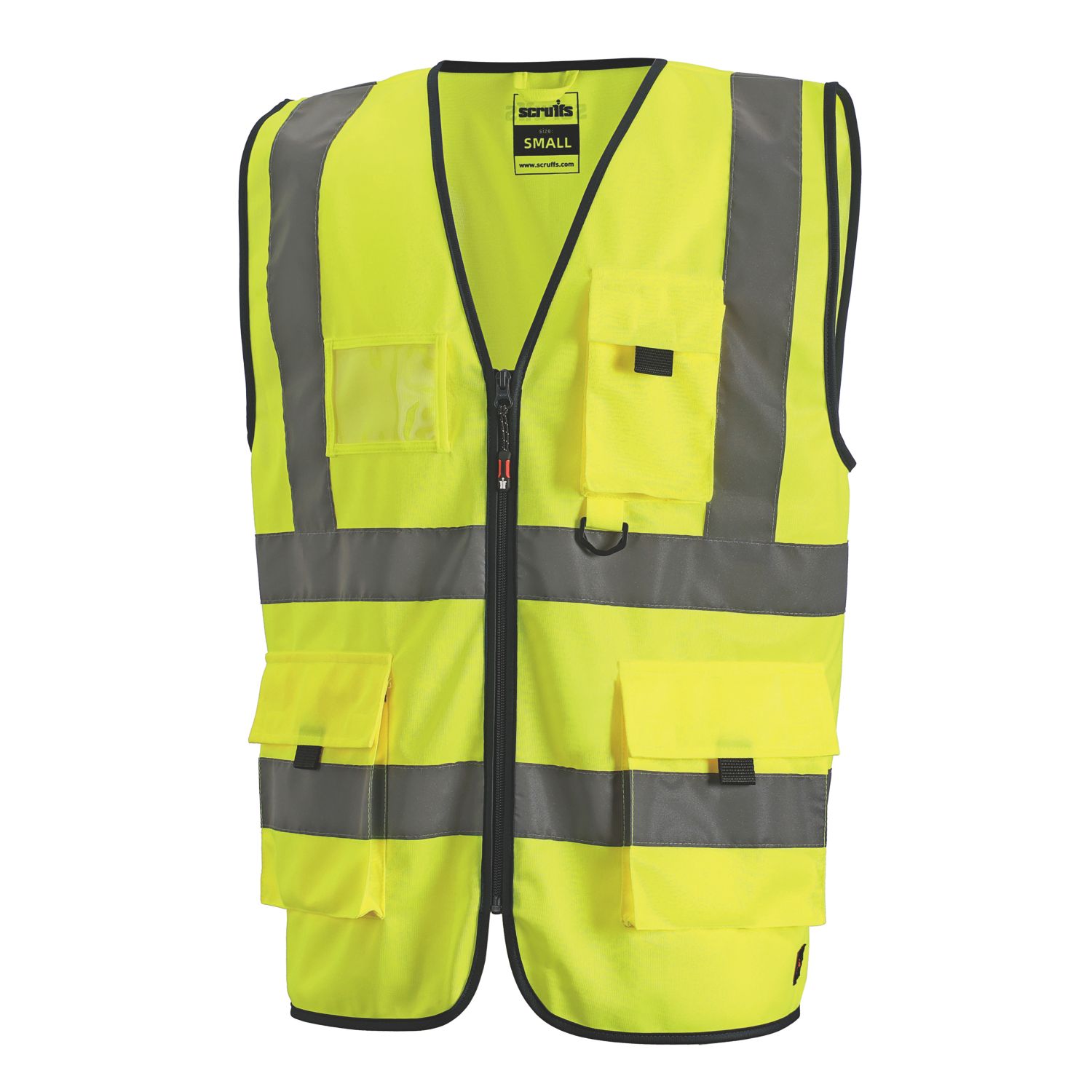 Scruffs Hi-Vis Work Vest Yellow / Navy Large 50" Chest (766AG)