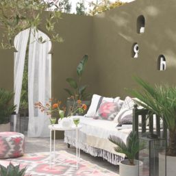 Sandtex 5Ltr Ultra Smooth Olive Masonry Paint