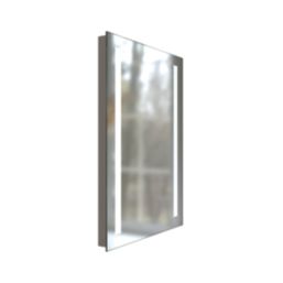 Alaska Rectangular Bathroom Mirror With 3240lm LED Light 600mm x 800mm