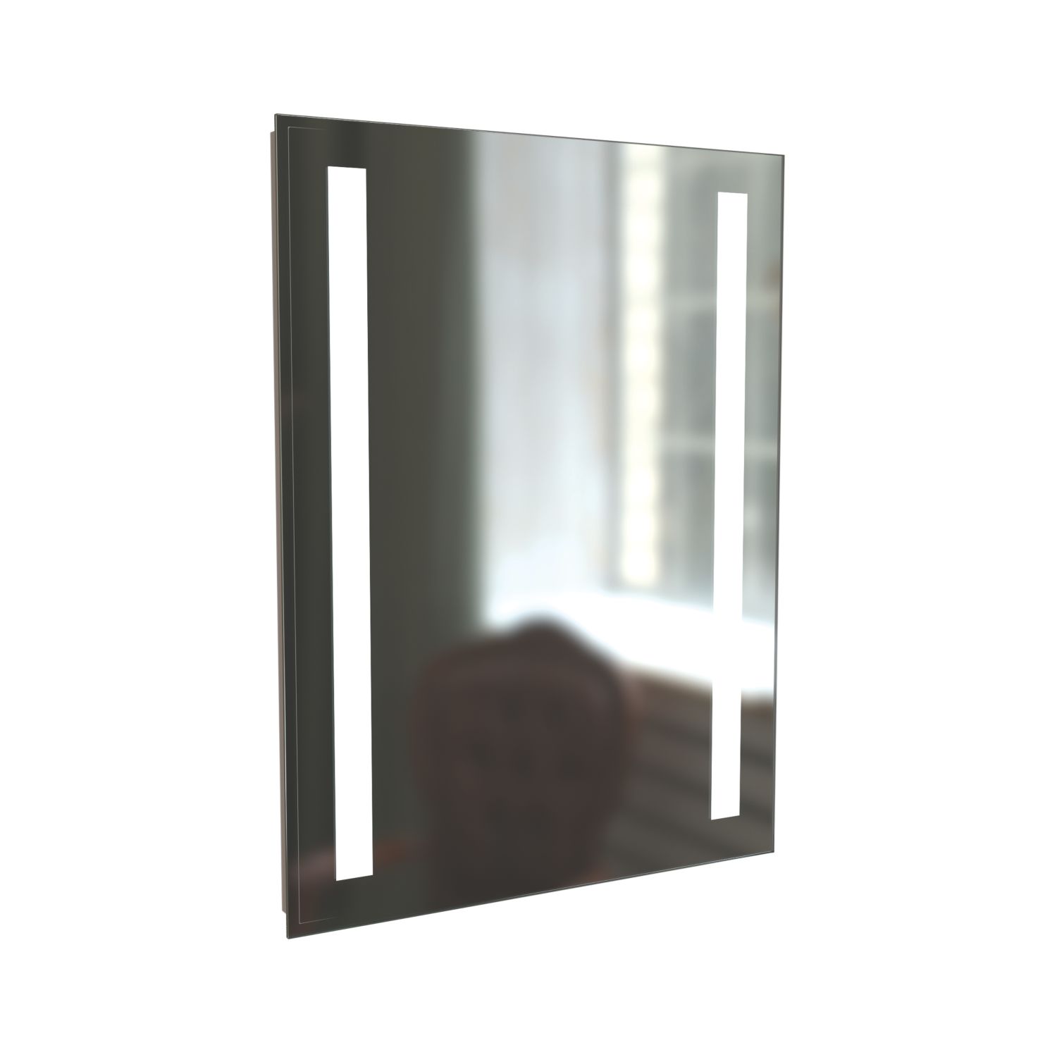 Alaska Rectangular Bathroom Mirror With 3240lm LED Light 600mm x 800mm (766AN)