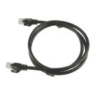 Labgear Black Unshielded RJ45 Cat 6 Patch Lead 1m
