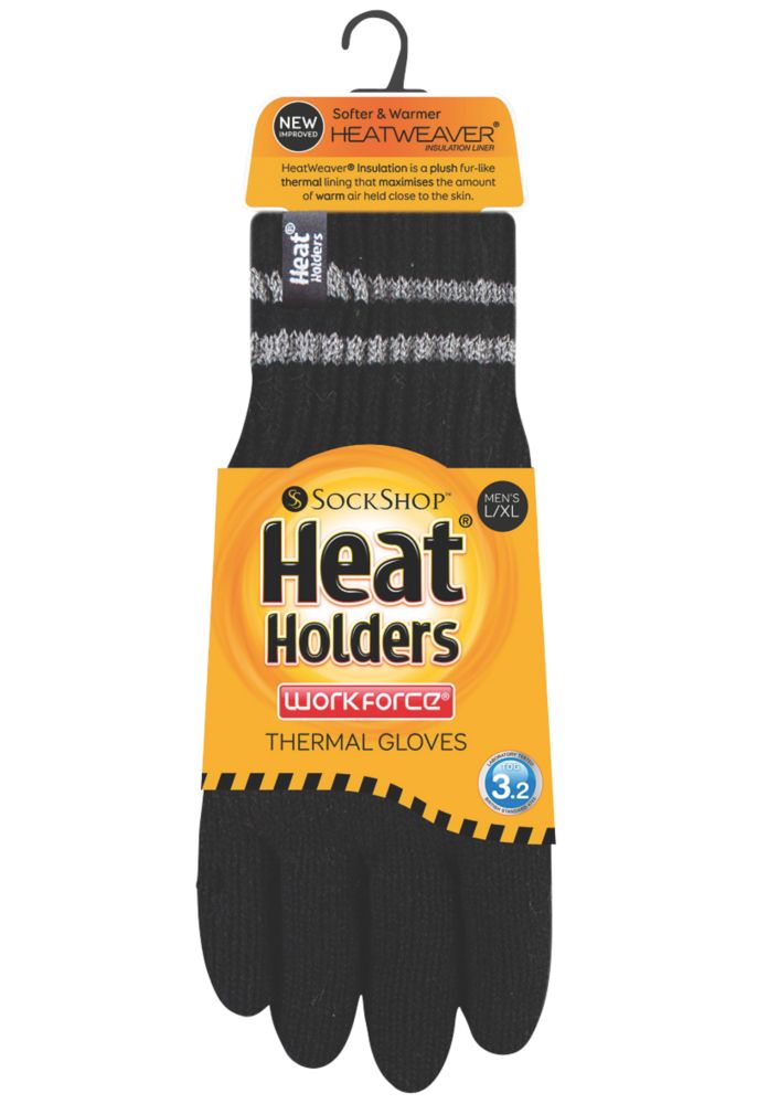 Heat Holders Ladies - Black Thermal Leggings - X-Large 