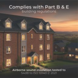 British General  Fire Rated 2-Gang Dry Lining  Box 47mm