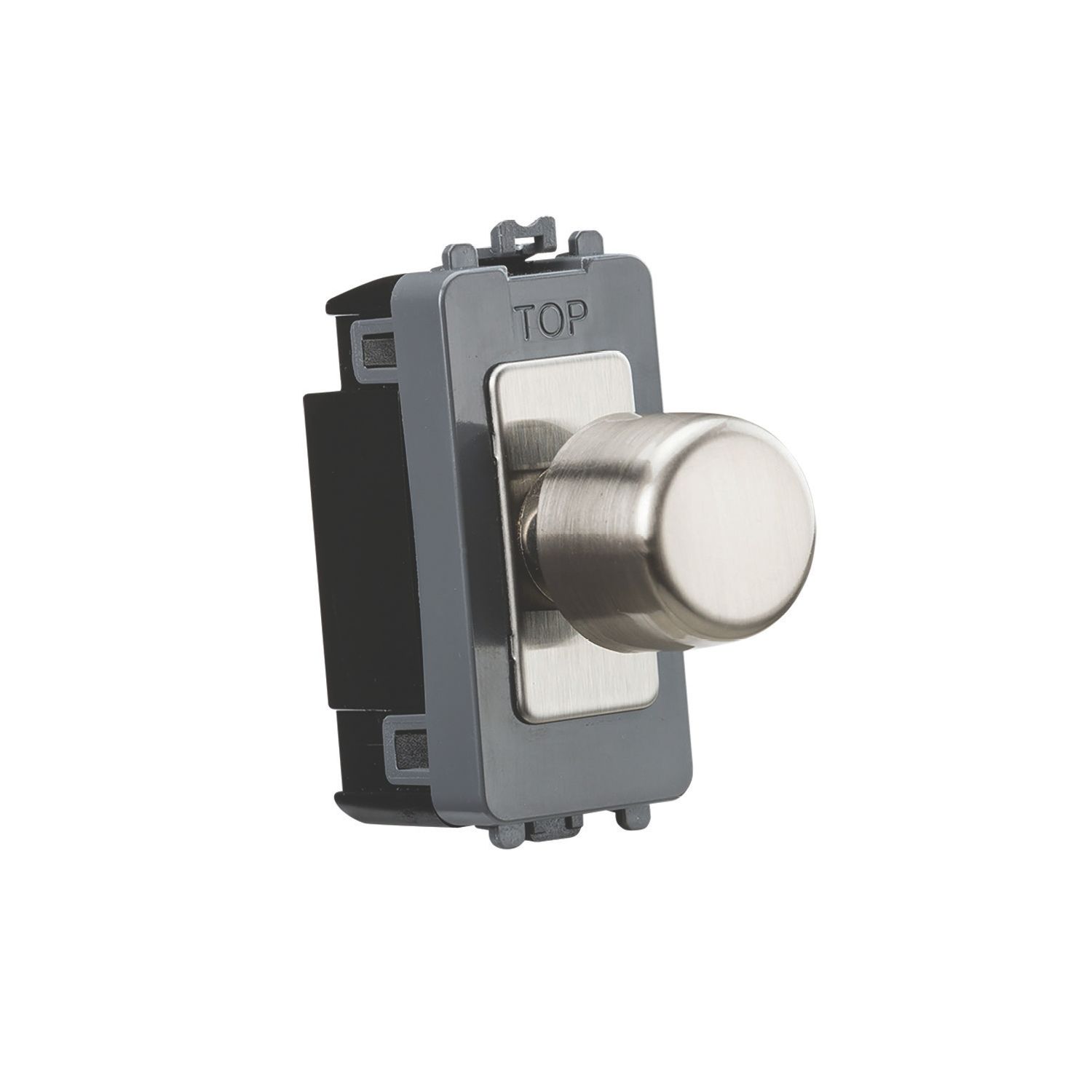 Knightsbridge 2-Way LED Grid Dimmer Switch Brushed Chrome (766CR)