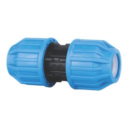 Flomasta  MDPE Straight Coupler 20mm x 20mm