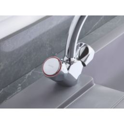 Bristan Value Club Monobloc Kitchen Sink Mixer Taps Chrome-Plated 1 Pair