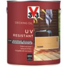 V33 High Performance 2.5Ltr Clear  Decking Oil