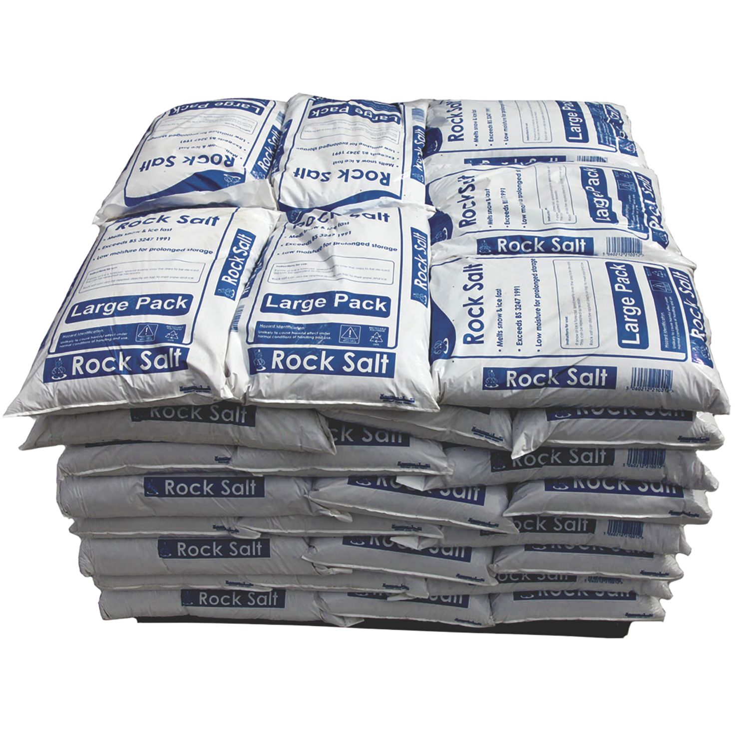 Essentials Brown De-Icing Salt 1050kg 40 Pack (766FX)