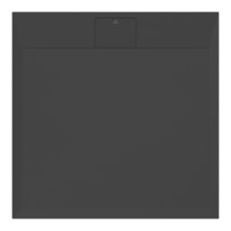 Ideal Standard i.life Ultraflat S E8965FV Square Shower Tray Jet Black 900mm x 900mm x 30mm