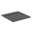 Ideal Standard i.life Ultraflat S E8965FV Square Shower Tray Jet Black 900mm x 900mm x 30mm