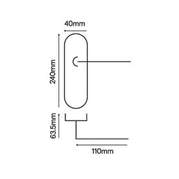 Smith & Locke Bigbury Fire Rated Latch Long Lever Door Handles Pair Antique Brass
