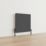 Reina Slimline 600mm x 600mm 1605BTU Anthracite Square Designer Radiator